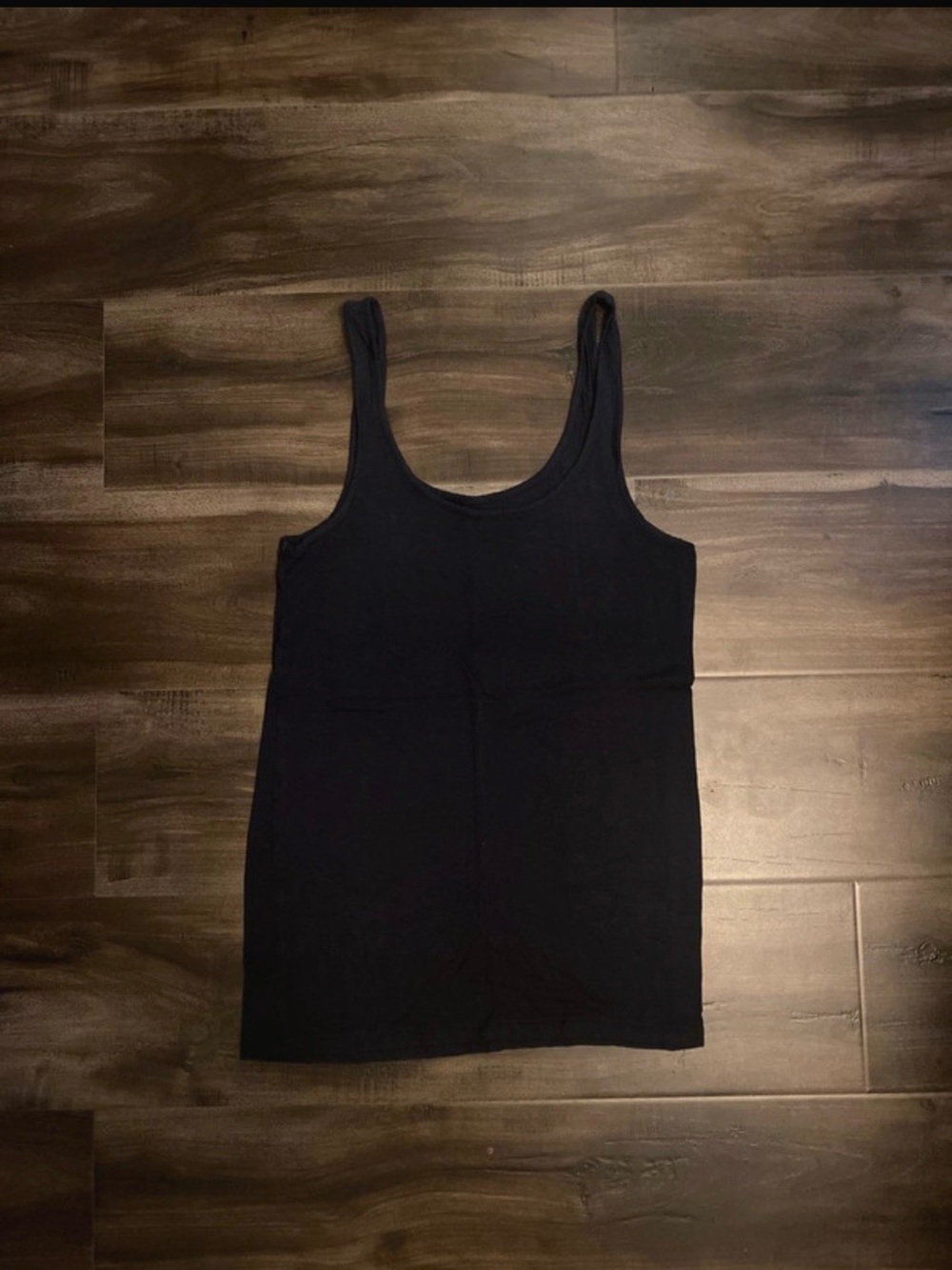 Ann Taylor Navy Scoop Neck Tank Top
